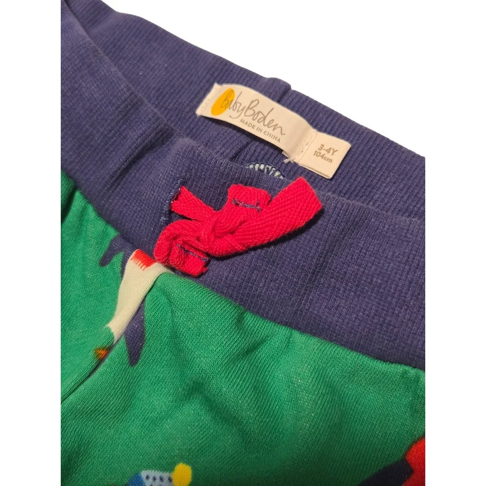 Baby‎ Boden Penguin Pajama Set Toddler Kids 3-4T Grey Long Sleeve Pants